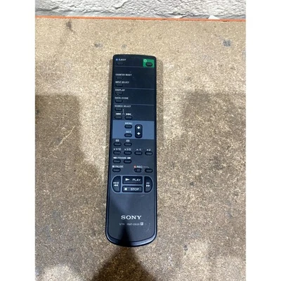 Sony RMT-DS20 Remote Control Black Wireless Ergonomic for DSR-20 DSR-20P VCR - Image 1 of 4