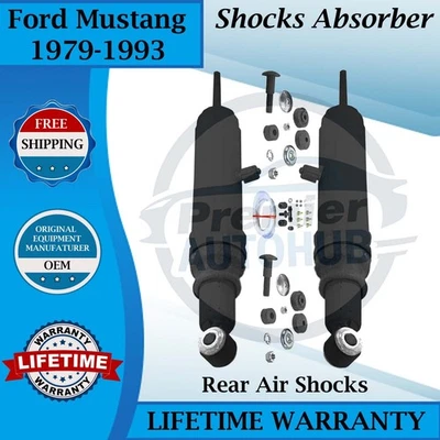 Monroe Genuine OEM Rear Air Shocks For 1979-1993 Ford Mustang Lifetime Warranty Foto 1 de 4