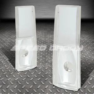 FITS 88-93 CHEVY GMT400 C10 C/K SUBURBAN CHROME HOUSING CLEAR CORNER REFLECTOR - Picture 1 of 2