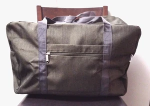 Foldable Carry On Army Green Duffle Bag 22X14X9 - Picture 1 of 5
