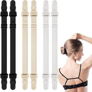 Bra Strap Holders for Slipping, 6Pcs Bra Clips to Make Racerback, Elastic Bra St - Picture 1 of 8