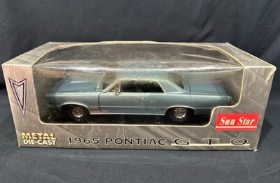 Pontiac GTO Tri-Power 1965 Sun Star metal fundido a presión escala 1/18 #1800 Foto 1 de 4