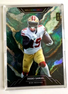 2023 WILD CARD WILD CHROME DEEBO SAMUEL /25 49ERS - Picture 1 of 2