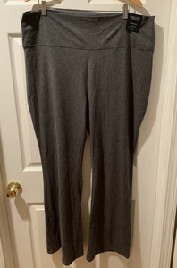 Leggings donna Simply Vera Wang vita alta slim bootleg cotone taglie forti 2X nuovi con etichette - Foto 1 di 8