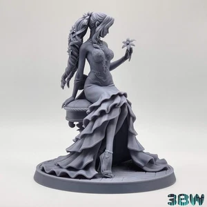 Aerith | 7-Inch Resin Model Kit | DIY Final Fantasy VII Flower Girl - Picture 1 of 10