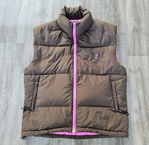 Browning Damen Gr. Small gefütterte Weste Gänsedaunen braun rosa - Bild 1 von 8