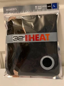 Pantalón 32 Degrees para mujer capa base talla grande, negro, sellado de fábrica - Imagen 1 de 2