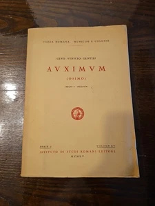 Libro Auximum (Osimo) - Gino Vinicio Gentili 1955 - Foto 1 di 10