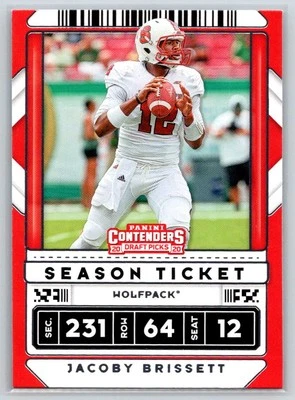 2020 Panini Contenders Draft Picks #44 Jacoby Brissett - Image 1 of 2