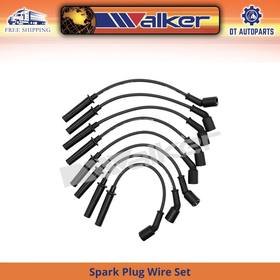 Juego de cables de bujía Walker para Chrysler Aspen 2008-2009 4,7 L V8  Foto 1 de 1