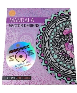 Mandala Vector Designs Alan Weller Dover Pictura Electronic Clip Art CD ROM - Picture 1 of 8