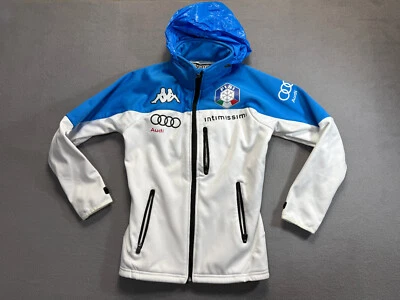 Kappa FISI 意大利冬季奥林匹克队夹克 XS 码 白色 — 第 1/4 张图片