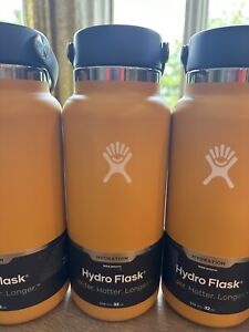 NEW! Hydro Flask 32 oz Wide Mouth Starfish Orange!  Selling Fast!