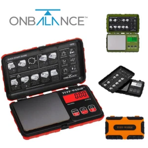 On Balance TUF-200 Tuff Weigh Pocket Scale 200g x 0.01g Mini Scales Weight Gram - Picture 1 of 29