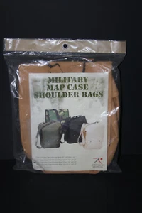 Rothco - Canvas Map Case Shoulder Bag ~ 5799 Khaki ~ - Picture 1 of 3
