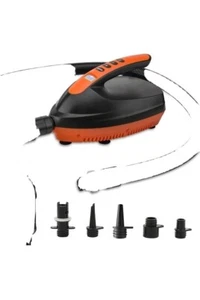Tuomico SUP Elektrische Luftpumpe mit 6 Düsen, Tragbare LCD Digital Elektrische... - Bild 1 von 7