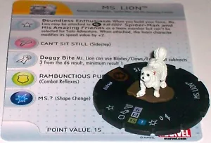 MS. Lion M-013 Amazing Friends Wizkids Marvel Heroclix - Bild 1 von 1