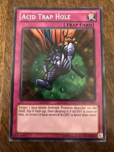 Yu-Gi-Oh! TCG Acid Trap Hole - LCYW-EN283 - Rare - Unlimited NM - Picture 1 of 2