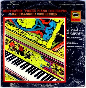 3 LPs WESTMINSTER Beethoven BADURA-SKODA Piano Concertos #1-3 SCHERCHEN WMS-1018 - Picture 1 of 6