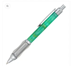 Sensa Click Plasmuloid Ballpoint Pen in Green Lagoon Pearl w/ Plasmium Gel Grip - Picture 1 of 4