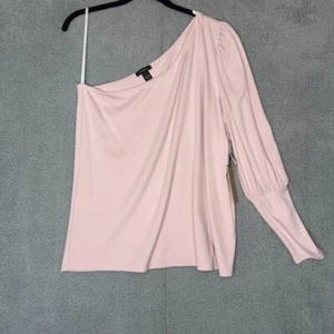 Halogen One Shoulder Rose Pink Color Top Size 1 - Picture 1 of 8