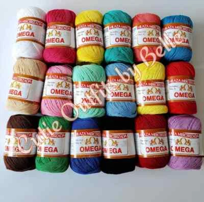 Omega No.6 70grs, Crochet Thread Soft 100% Mercerized Cotton Yarn, Omega Hilazas - Image 1 of 4