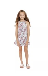 Wonder Nation Girls Floral Tank Top and Flutter Shorts 2-Piece Outfit Set S 6-6X - Picture 1 of 5