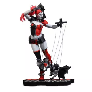 Harley Quinn Red White and Black Statue Emanuella Lupacchino NEW SEALED - Picture 1 of 8