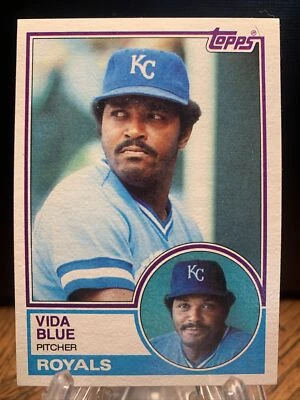 1983 Topps Vida Blue #570 Kansas City Royals - Image 1 of 2