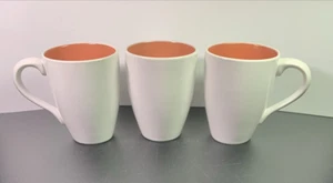 3 222 Fifth AURORA Naranja Salmón Forrado 12oz. Tazas de café tazas 4 1/4" - Imagen 1 de 8