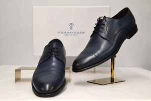 Neu mit Karton Sutor Mantellassi Luxus Betis Crust Derby Herren Schuhe 9,5 (US) 42,5 EU (M35) - Bild 1 von 4