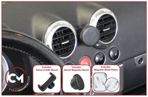 Clearmounts Swivel Magnetic & Cradle Phone Holder - Audi TT MK1 1999-2006 (8N) - Picture 1 of 9