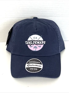 Taylor Made Damen verstellbarer Riemen hinten Performance Golfhut marineblau & pink neu mit Etikett - Bild 1 von 8