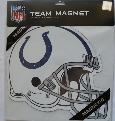 NFL Indianapolis Colts Magnet 12" Wide Football Heavy Gauge Magnetic Vinyl Cover