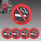 5 Stk Rubber " No Smoking " Warnschild Labels Decals Car Vehicle Truck Sticker