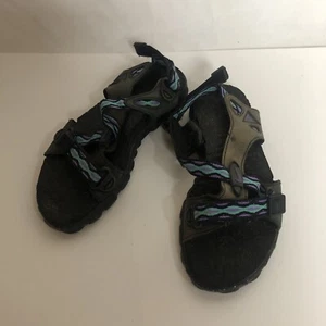 Nike ACG Air Deschutz Sandals Dark Teal Green Abyss Multi-Color  Sz 8 - Picture 1 of 5