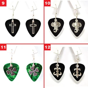 Pendientes púas de guitarra estilo # 9-12 - Imagen 1 de 5