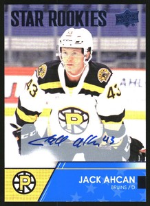 2021-22 Upper Deck AHL Autographs #117 Jack Ahcan Auto 