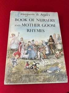 VTG Child Kid Book of Nursery and Mother Goose Rhymes 1954 HC Book Classic Gift - Picture 1 of 8
