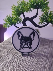 Bulldog Francés "Frenchie" Posavasos/Placa - Imagen 1 de 5
