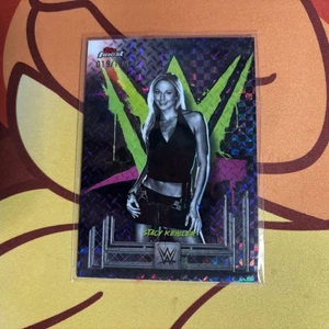 Stacy Keibler 2025 Topps Finest WWE Purple Checkerboard REFRACTOR /199 Card #95 - Picture 1 of 1