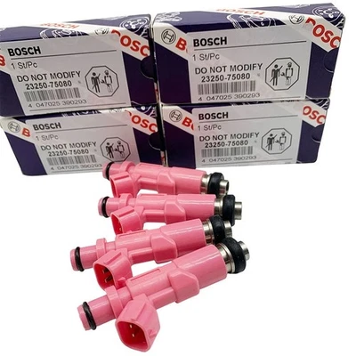 4Pc OEM 23250-75080 Fuel Injectors For 99-04 Toyota 4Runner Tacoma 2.4L 2.7L L4 Foto 1 de 4