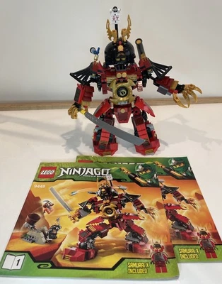 Lego 9448 Ninjago Samurai Mech 99% Complete with Manuals No Minifigures - Image 1 of 4