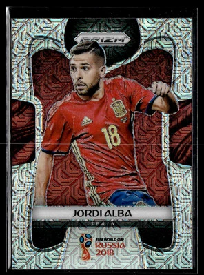 2018 Panini Prizm World Cup #203 Jordi Alba Mojo Prizm - Image 1 of 2
