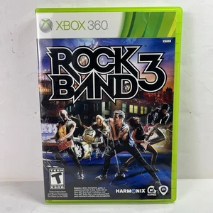 Rock Band 3 für Microsoft Xbox 360 komplett in sehr gutem geöffneten Zustand - Bild 1 von 8