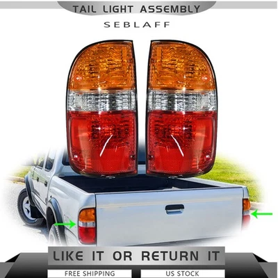 Conjunto de lanterna traseira traseira esquerda+direita para Toyota Tacoma Pickup 2001-2004 - Imagem 1 de 4