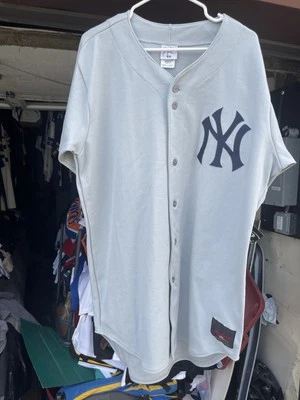 Camiseta deportiva auténtica de béisbol Derek Jeter #2 Rawlings vintage de los años 90 talla 46-nueva Foto 1 de 4