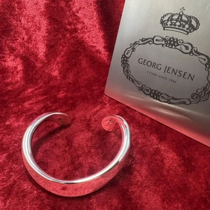Georg Jensen Silver Bangle A9 44G 6.8in - Picture 1 of 15