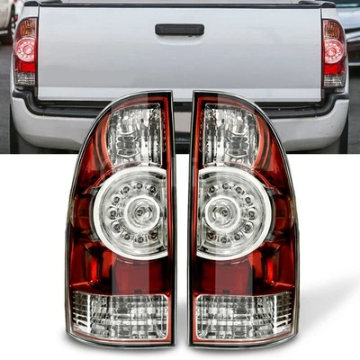 For 2005-2015 Toyota Tacoma LED Tail Light Lens Taillights Brake Signal Assembly - Image 1 of 4