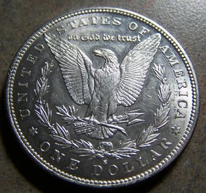 1879 S Morgan Silver Dollar - Higher Grade - Bright White - Picture 1 of 3